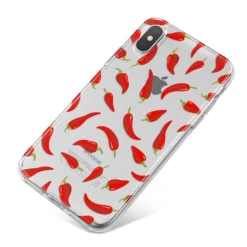 Chilli Pepper IPhone Case -CaseCraze Store Chilli Pepper iPhone X Bumper Case on Silver iPhone
