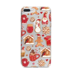 Christmas Baking IPhone Case -CaseCraze Store Christmas Baking iPhone 7 Plus Bumper Case on Silver iPhone