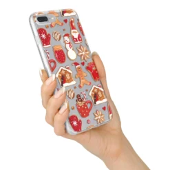 Christmas Baking IPhone Case -CaseCraze Store Christmas Baking iPhone 7 Plus Bumper Case on Silver iPhone Alternative Image