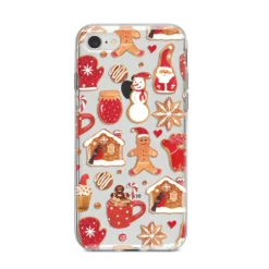 Christmas Baking IPhone Case -CaseCraze Store Christmas Baking iPhone 8 Bumper Case on Silver iPhone