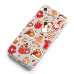 Christmas Baking IPhone Case -CaseCraze Store Christmas Baking iPhone 8 Bumper Case on Silver iPhone Alternative Image