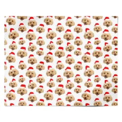 Christmas Dog Wrapping Paper -CaseCraze Store Christmas Dog Personalised Wrapping Paper Alternative