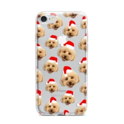 Christmas Dog IPhone Case -CaseCraze Store Christmas Dog iPhone 7 Bumper Case on Silver iPhone