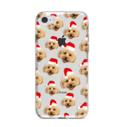 Christmas Dog IPhone Case -CaseCraze Store Christmas Dog iPhone 8 Bumper Case on Silver iPhone