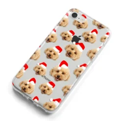 Christmas Dog IPhone Case -CaseCraze Store Christmas Dog iPhone 8 Bumper Case on Silver iPhone Alternative Image