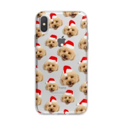 Christmas Dog IPhone Case -CaseCraze Store Christmas Dog iPhone X Bumper Case on Silver iPhone Alternative Image 1
