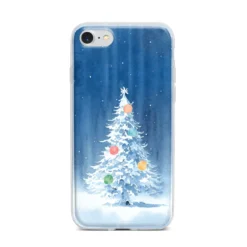 Christmas Tree IPhone Case -CaseCraze Store Christmas Tree iPhone 7 Bumper Case on Silver iPhone
