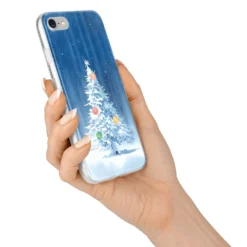 Christmas Tree IPhone Case -CaseCraze Store Christmas Tree iPhone 7 Bumper Case on Silver iPhone Alternative Image