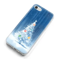 Christmas Tree IPhone Case -CaseCraze Store Christmas Tree iPhone 8 Bumper Case on Silver iPhone Alternative Image