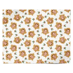 Christmas Turkey Photo Face Personalised Wrapping Paper -CaseCraze Store Christmas Turkey Photo Face Personalised Personalised Wrapping Paper Alternative