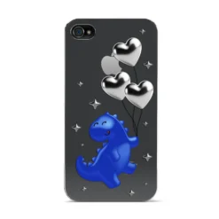 Chrome Dinosaur Balloons IPhone Case 23 Chrome Dinosaur Balloons IPhone Case -CaseCraze Store Chrome Dinosaur Balloons Apple iPhone 4s Case