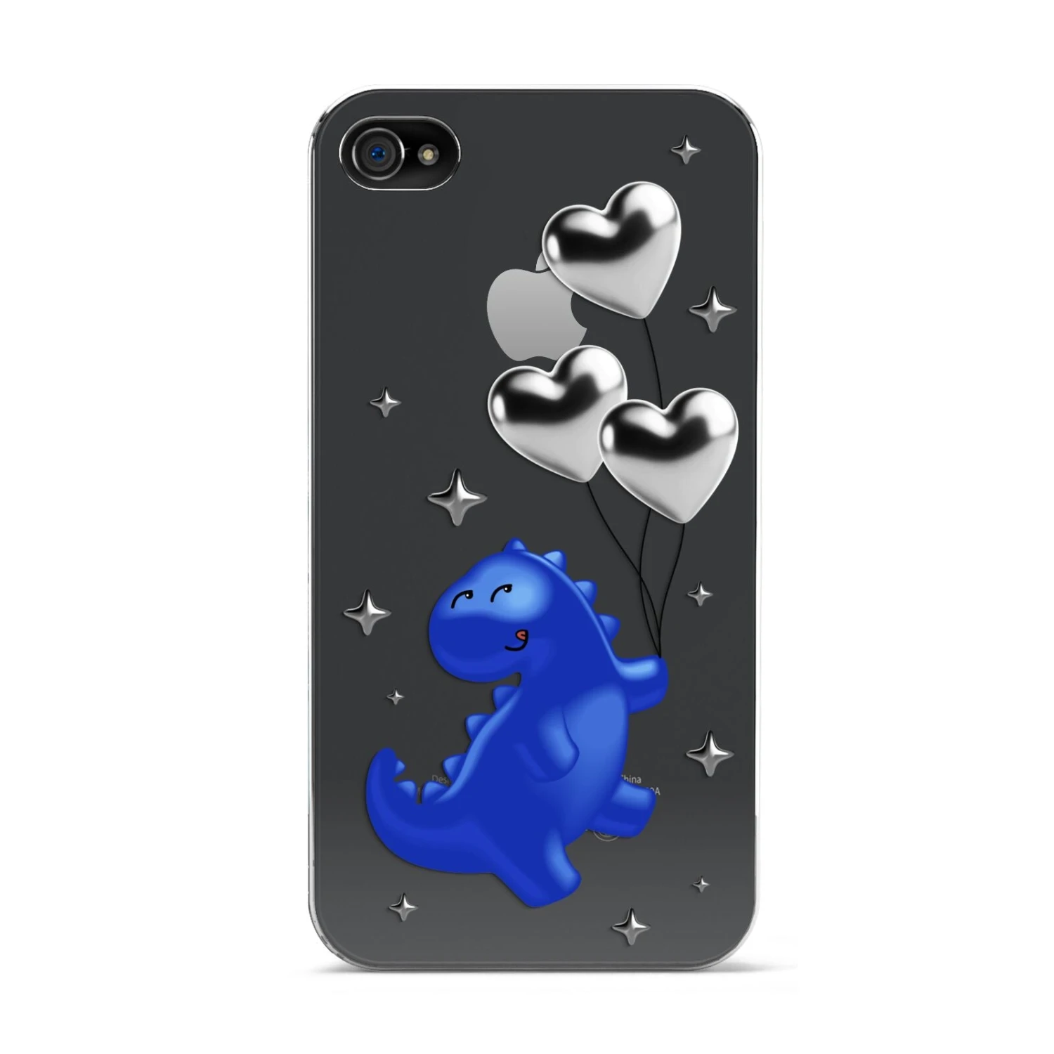 Chrome Dinosaur Balloons IPhone Case 4 Chrome Dinosaur Balloons IPhone Case - Image 4