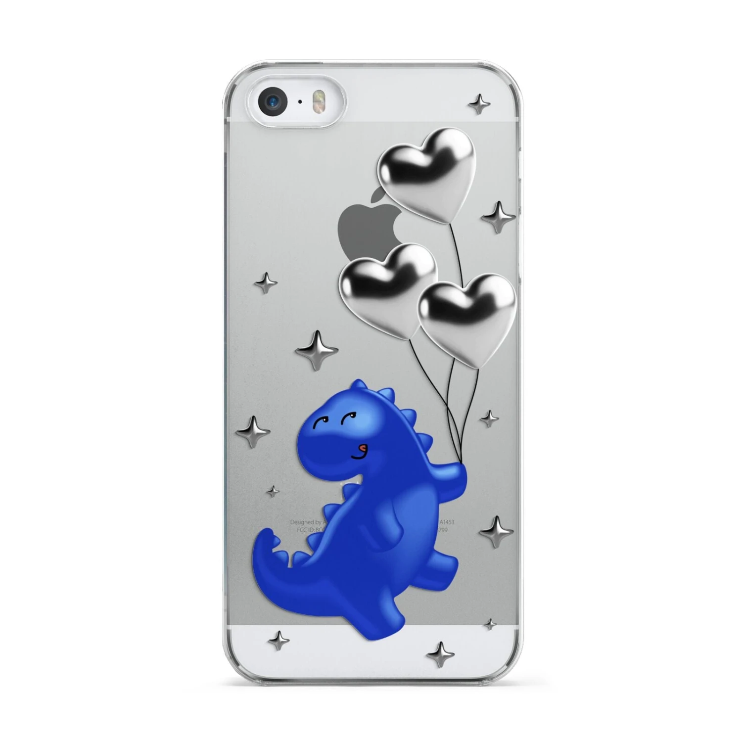 Chrome Dinosaur Balloons IPhone Case 3 Chrome Dinosaur Balloons IPhone Case - Image 3