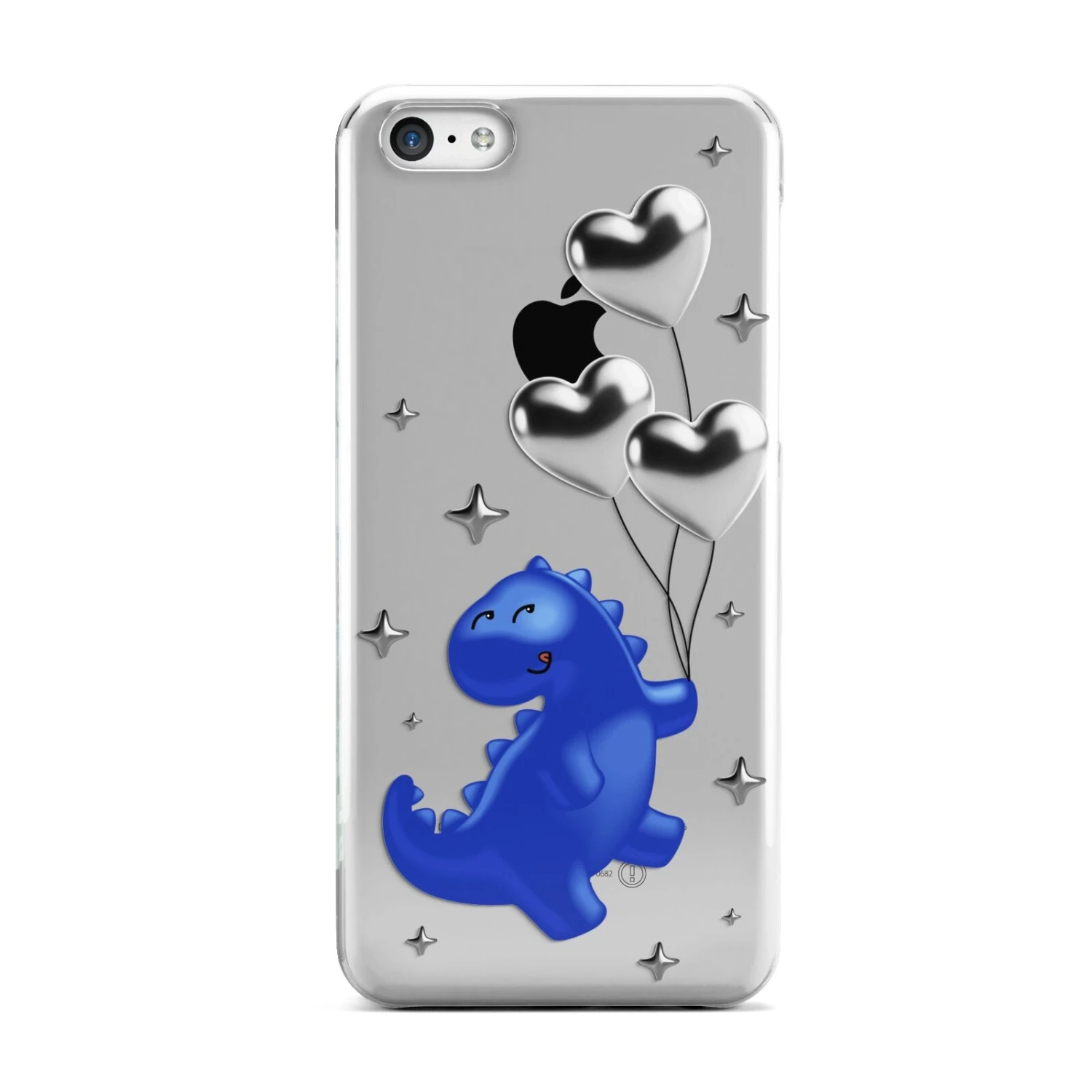 Chrome Dinosaur Balloons IPhone Case 2 Chrome Dinosaur Balloons IPhone Case - Image 2