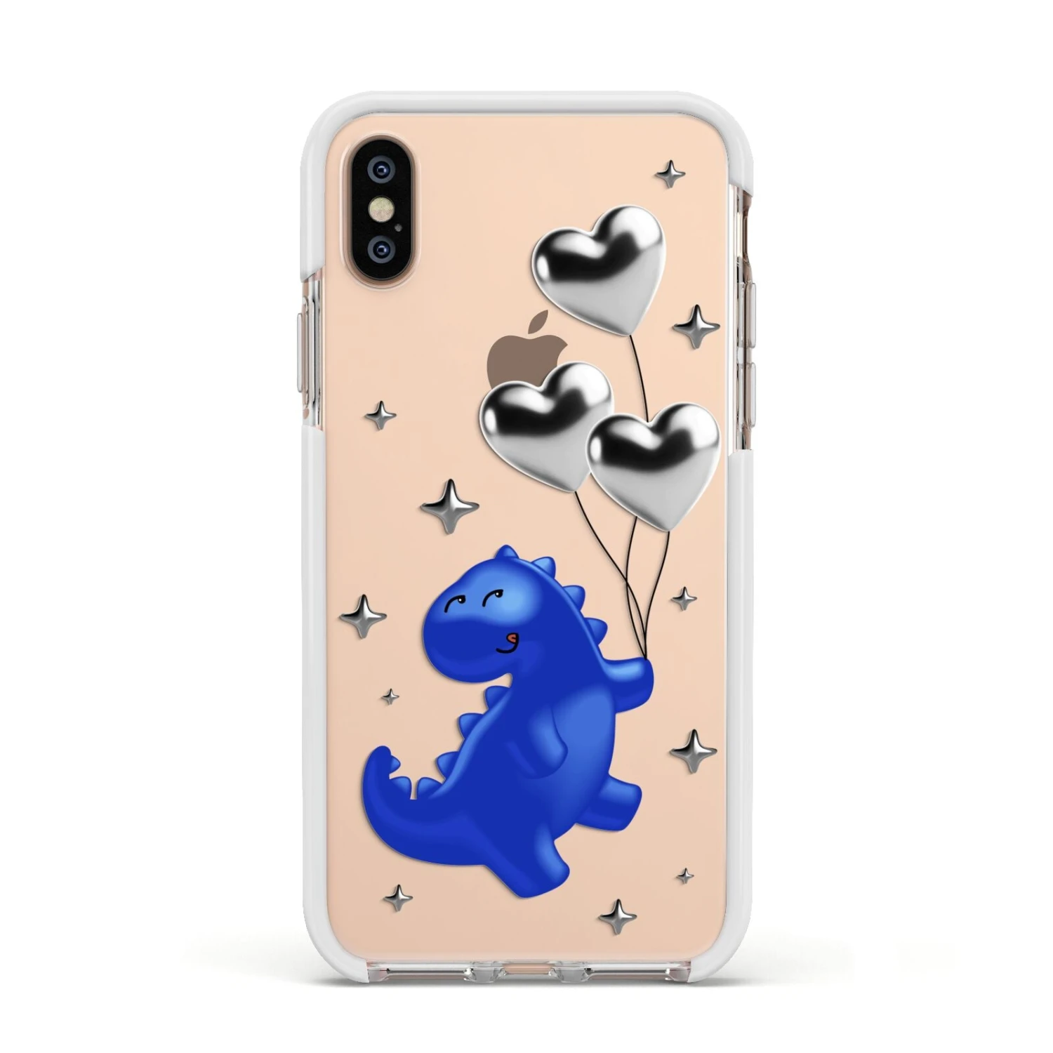 Chrome Dinosaur Balloons IPhone Case 17 Chrome Dinosaur Balloons IPhone Case - Image 17