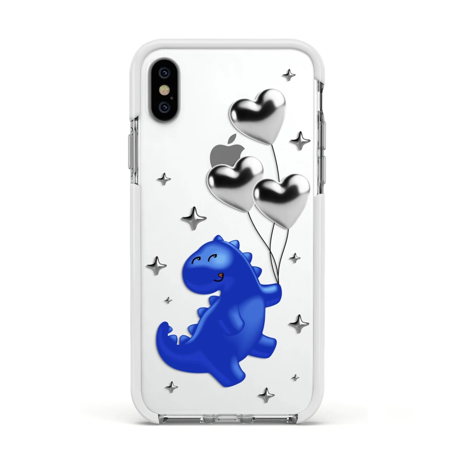 Chrome Dinosaur Balloons IPhone Case 16 Chrome Dinosaur Balloons IPhone Case - Image 16