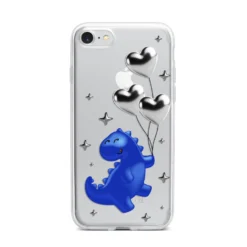 Chrome Dinosaur Balloons IPhone Case 31 Chrome Dinosaur Balloons IPhone Case -CaseCraze Store Chrome Dinosaur Balloons iPhone 7 Bumper Case on Silver iPhone