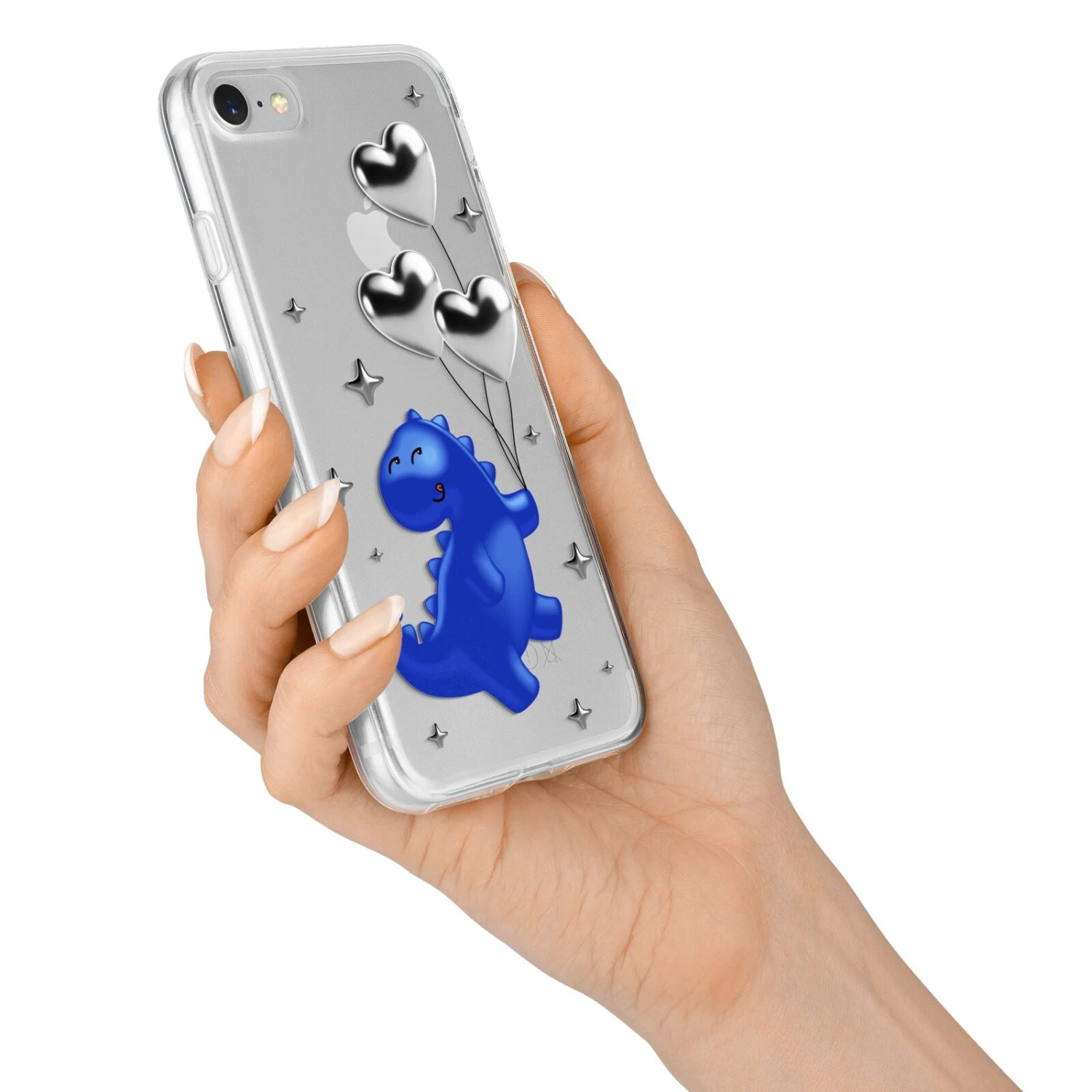 Chrome Dinosaur Balloons IPhone Case 13 Chrome Dinosaur Balloons IPhone Case - Image 13