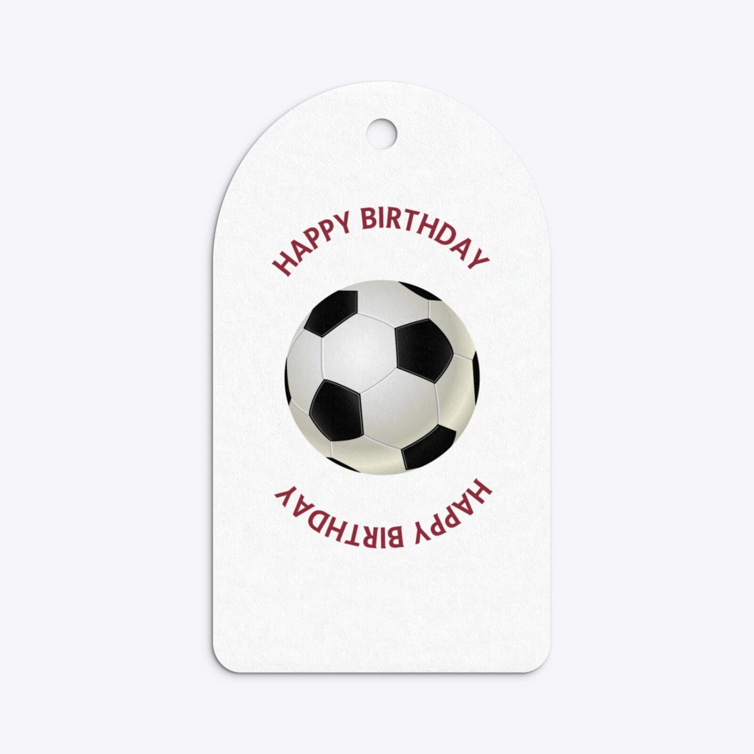 Claret And Blue Personalised Football Shirt Gift Tags 19 Claret And Blue Personalised Football Shirt Gift Tags - Image 19