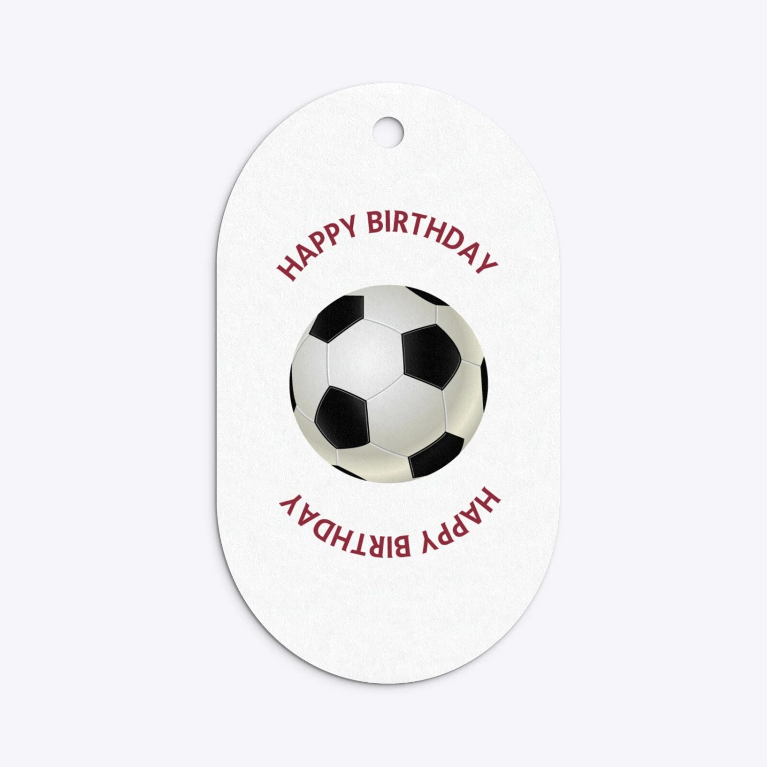 Claret And Blue Personalised Football Shirt Gift Tags 11 Claret And Blue Personalised Football Shirt Gift Tags - Image 11