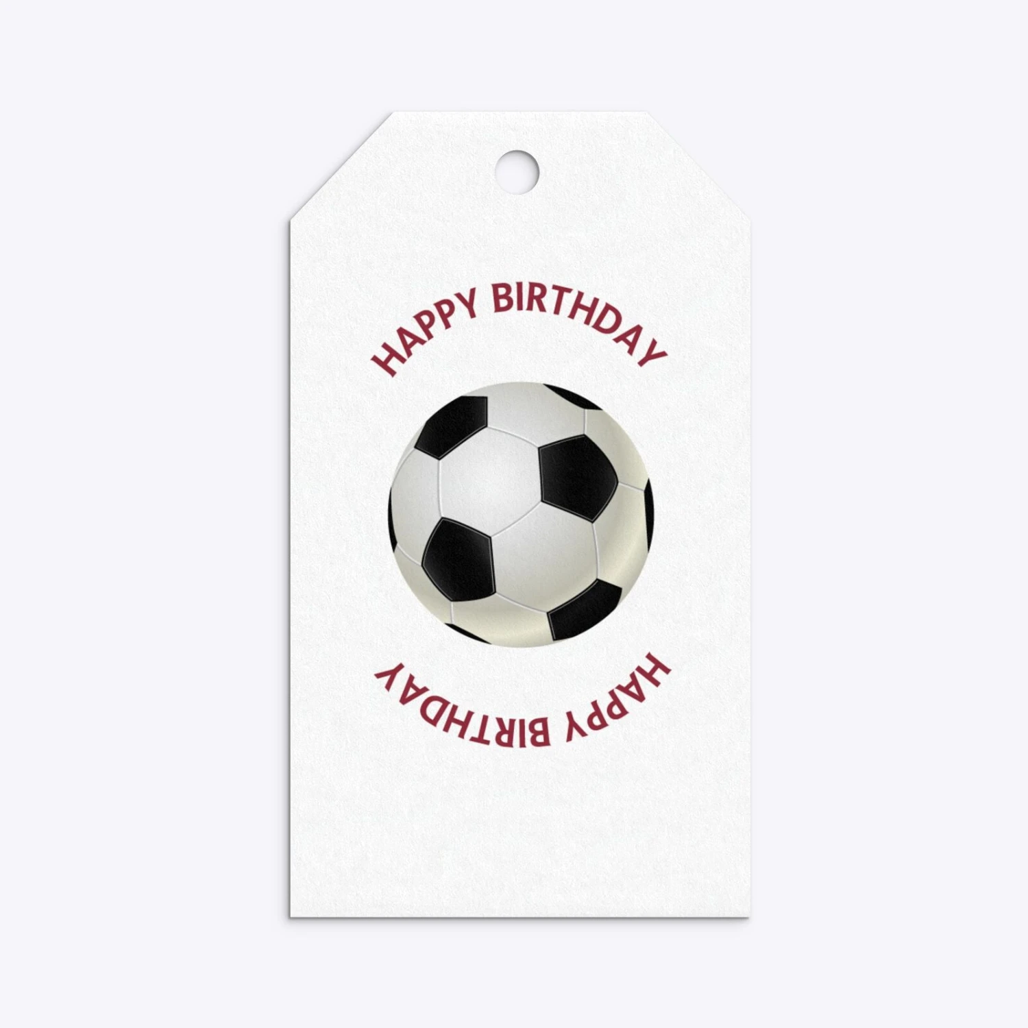 Claret And Blue Personalised Football Shirt Gift Tags 20 Claret And Blue Personalised Football Shirt Gift Tags - Image 20