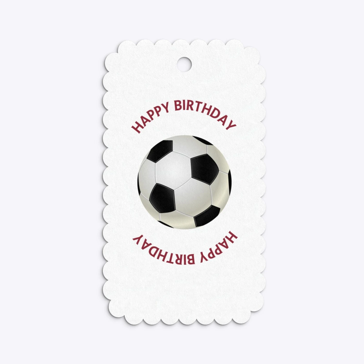 Claret And Blue Personalised Football Shirt Gift Tags 17 Claret And Blue Personalised Football Shirt Gift Tags - Image 17