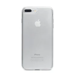 Clear IPhone Case -CaseCraze Store Clear iPhone 7 Plus Bumper Case on Silver iPhone