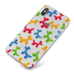 Colourful Balloon Animal IPhone Case -CaseCraze Store Colourful Balloon Animal iPhone X Bumper Case on Silver iPhone
