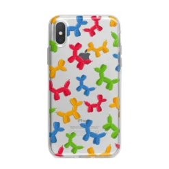 Colourful Balloon Animal IPhone Case -CaseCraze Store Colourful Balloon Animal iPhone X Bumper Case on Silver iPhone Alternative Image 1