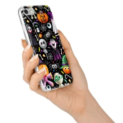 Colourful Halloween IPhone Case -CaseCraze Store Colourful Halloween iPhone 7 Bumper Case on Silver iPhone Alternative Image