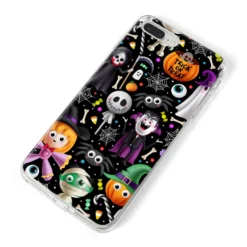 Colourful Halloween IPhone Case -CaseCraze Store Colourful Halloween iPhone 8 Plus Bumper Case on Silver iPhone Alternative Image