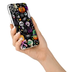 Colourful Halloween IPhone Case -CaseCraze Store Colourful Halloween iPhone X Bumper Case on Silver iPhone Alternative Image 2