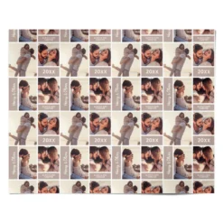 Couples Valentine Photo Collage Personalised Wrapping Paper -CaseCraze Store Couples Valentine Photo Collage Personalised Personalised Wrapping Paper Alternative