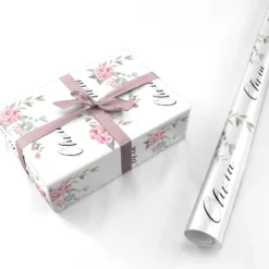 Custom Decorative Floral Wrapping Paper -CaseCraze Store Custom Decorative Floral Personalised Wrapping Paper 55d2640e 9b88 42ba 83b0 81d066ec21ad