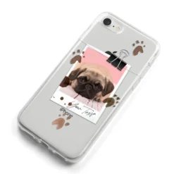 Custom Dog Picture With Name IPhone Case -CaseCraze Store Custom Dog Picture with Name iPhone 8 Bumper Case on Silver iPhone Alternative Image