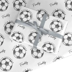 Custom Football Wrapping Paper