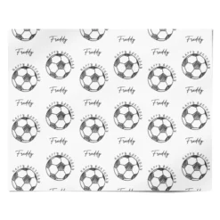 Custom Football Wrapping Paper -CaseCraze Store Custom Football Personalised Wrapping Paper Alternative
