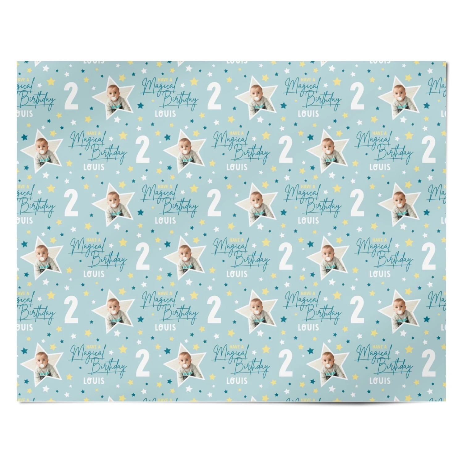 Custom Happy Birthday Wrapping Paper 4 Custom Happy Birthday Wrapping Paper - Image 4