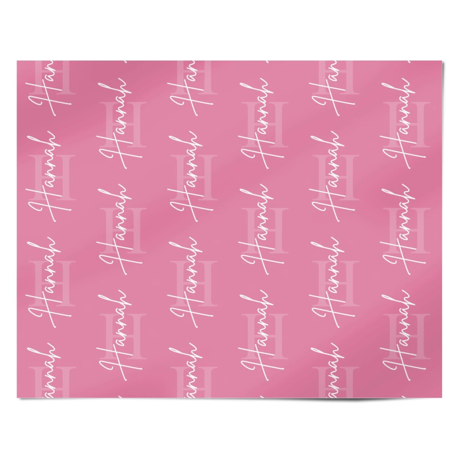 Custom Initial And Name Wrapping Paper 4 Custom Initial And Name Wrapping Paper - Image 4