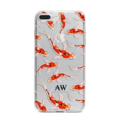 Custom Koi Fish IPhone Case -CaseCraze Store Custom Koi Fish iPhone 7 Plus Bumper Case on Silver iPhone