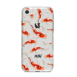 Custom Koi Fish IPhone Case -CaseCraze Store Custom Koi Fish iPhone 8 Bumper Case on Silver iPhone