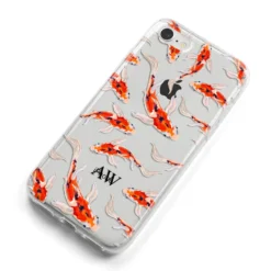 Custom Koi Fish IPhone Case -CaseCraze Store Custom Koi Fish iPhone 8 Bumper Case on Silver iPhone Alternative Image