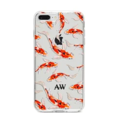 Custom Koi Fish IPhone Case -CaseCraze Store Custom Koi Fish iPhone 8 Plus Bumper Case on Silver iPhone