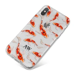 Custom Koi Fish IPhone Case -CaseCraze Store Custom Koi Fish iPhone X Bumper Case on Silver iPhone