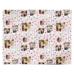 Custom Photo Valentine's Day Wrapping Paper -CaseCraze Store Custom Photo Valentine s Day Personalised Wrapping Paper Alternative