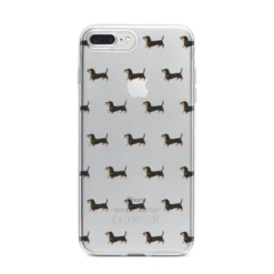 Dachshund IPhone Case 33 Dachshund IPhone Case -CaseCraze Store Dachshund iPhone 7 Plus Bumper Case on Silver iPhone