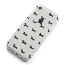 Dachshund IPhone Case 28 Dachshund IPhone Case -CaseCraze Store Dachshund iPhone 8 Bumper Case on Silver iPhone Alternative Image