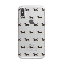 Dachshund IPhone Case 24 Dachshund IPhone Case -CaseCraze Store Dachshund iPhone X Bumper Case on Silver iPhone Alternative Image 1