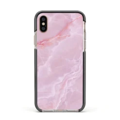 Dreamy Pink Marble IPhone Case 39 Dreamy Pink Marble IPhone Case -CaseCraze Store Dreamy Pink Marble Apple iPhone Xs Impact Case Black Edge on Gold Phone