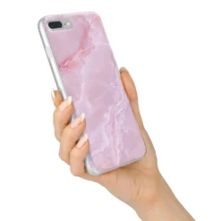 Dreamy Pink Marble IPhone Case 34 Dreamy Pink Marble IPhone Case -CaseCraze Store Dreamy Pink Marble iPhone 7 Plus Bumper Case on Silver iPhone Alternative Image